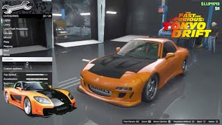 GTA 5  Hans RX7 from Tokyo Drift Build Tutorial Annis ZR350 [upl. by Edwine]