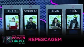 Casais eliminados disputam por nova vaga no Power Couple [upl. by Ahsahs]