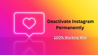 How to Permanently deactivatedelete Instagram account Delete temporary or Permanently insta [upl. by Lareena]