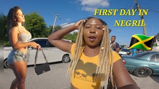 MY FIRST DAY IN NEGRIL JAMAICA [upl. by Aklim]