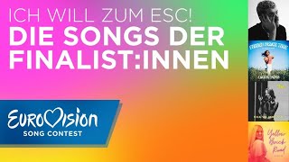 quotIch will zum ESCquot Die Songs im Schnelldurchlauf  Eurovision Song Contest  NDR [upl. by Ititrefen]