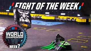 BattleBots Fight of the Week Minotaur vs Cobalt  from World Championship VII [upl. by Lerrej]