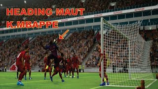 HIGHLIGHT GOL HEADING MBAPPE  PES 2019 GAMEPLAY ANDROID FHD [upl. by Bloxberg]