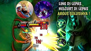 Lock Meta Ling Dan Helcurt   Argus Solusi Nya  Mobile Legends [upl. by Mencher]