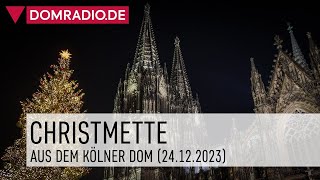 Christmette mit Erzbischof Rainer Kardinal Woelki im Kölner Dom [upl. by Llewop768]