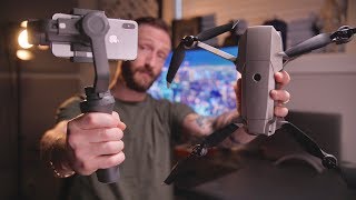 DJI Osmo Mobile 2  Mavic Pro  iPhone X  FiLMiC Pro  Cinematic Test [upl. by Ayatnohs]