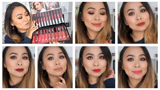 Maybelline Sensational Liquid Matte Lipsticks  Mini Review amp Swatches [upl. by Robinette]