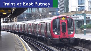 London Underground District Line Trains At East Putney [upl. by Elbam]