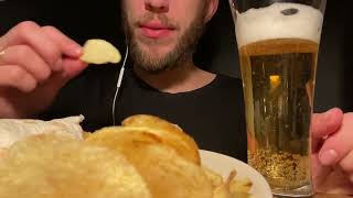 ASMR CHIPS AND BEER MUKBANG VIDEO ASMR VIDEO NO TALKING [upl. by Amy655]