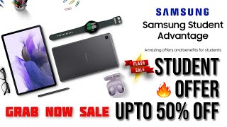 Samsung Student Offer 🎓  Upto 50 Off 🔥  LaptopTabletMobiles 😳  Grab Now Deals 📱 [upl. by Ogait]