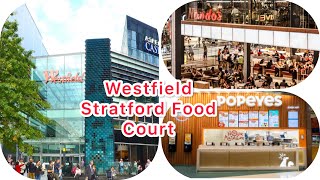 Westfield Stratford Food Court travelfoodiei4g [upl. by Irahcaz]