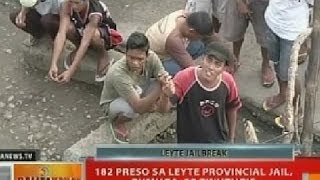 BT 182 preso sa Leyte Provincial Jail pumuga 38 tinutugis [upl. by Pettit]