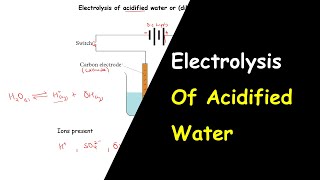 Electrolysis Of Acidified Water [upl. by Ahseki]