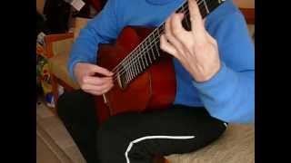 7Strings russian guitar Gaspar Sanz Canarios played by Maxim Lysov [upl. by Lesak]