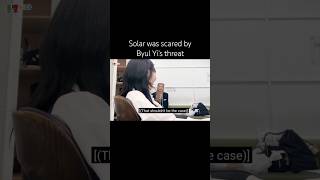 Moonsun funny moments Solar was scared by Byul Yis threat solar moonbyul moonsun mamamoo [upl. by Anassor]