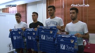 Presentación primeros fichajes del Linares Deportivo [upl. by Atival]