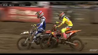 Everts vs L Coenen MX2 Race 1  2024 MXGP of Switzerland presented by iXS [upl. by Sadler]