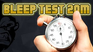 MULTI STAGE FITNESS TEST 20M BLEEP TEST AUDIO [upl. by Nadean]