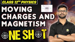 Moving charges and magnetism one shot Class 12 Physics NCERT Ch 4  CBSE Boards 2025 [upl. by Rednazxela675]