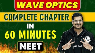 WAVE OPTICS in 60 minutes  Complete Chapter for NEET [upl. by Lewej]