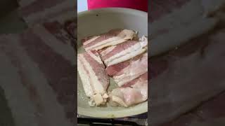 bacon shorts youtubeshorts shortsvideo most fyp viral trending asmr satisfying yummy [upl. by Ronyam]