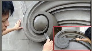 How to make arches sculptures with cement [upl. by Brit]