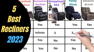 Top 5 Best Recliner Sofa in India 2023  Best Recliner Chair In India [upl. by Ellehcem236]