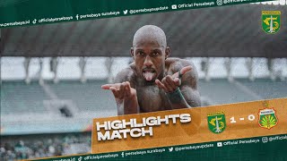 HIGHLIGHTS MATCH  PERSEBAYA 1  0 BHAYANGKARA PRESISI INDONESIA  OFFICIAL PERSEBAYA [upl. by Arinaid]