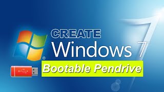 create windows 7 bootable pendrive [upl. by Henrique]