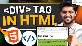 HTML DIV Tag Tutorial How to Use Position amp Style Div Elements Full Guide in Hindi  HTML amp CSS [upl. by Torrie]