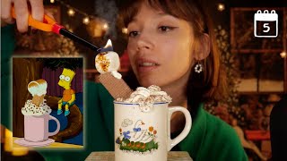 ASMR 🎄 Le délicieux chocolat chaud de Mr Flanders les Simpson [upl. by Keryt648]