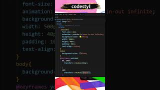 Attractive Css Animation  HTML  CSS codestyling [upl. by Towill]