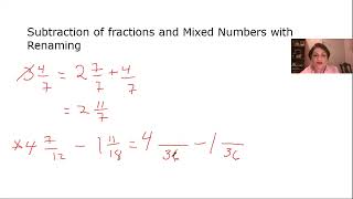 Fractions with renaming [upl. by Nolita336]