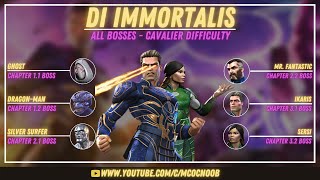 Di Imortalis  All Bosses  Cavalier Event Quest  Sersi  Ikaris  MCOC Oct 2021 [upl. by Zoha25]