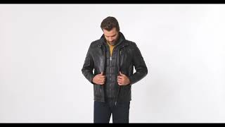 Ross amp Cole Herren Lederjacke  247128  Personalshop [upl. by Robson]