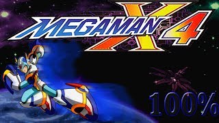 Mega Man X4 X  Walkthrough 100 HD [upl. by Nosac]