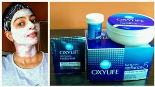 How To Bleach At Home  Oxy Life Natural Radiance 5 hindi [upl. by Notwen]