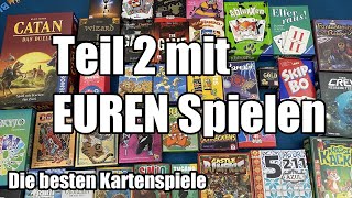 Die Eure besten Kartenspiele  Übersicht bzw Top Liste [upl. by Brandon958]