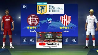 Lanús vs Union Liga Profesional FOOTBALL LEAGUE 2024 [upl. by Sig]