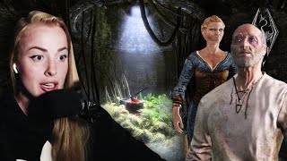 FORCED INTO THIEVERY THE RATWAY amp REUINITING ESBERN AND DELPHINE  Skyrim Part 7 [upl. by Nylidam]