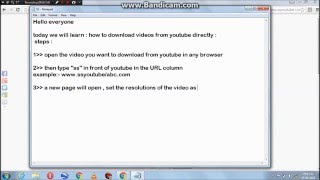 HOW TO DOWNLOAD VIDEOS FROM YouTube DIRECTLY [upl. by Vijar]