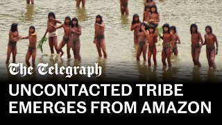 Rare footage of largest uncontacted tribe in the world shows disaster in the making [upl. by Mun362]