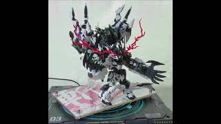 White Devil SD Gundam Barbatos Lupus Rex custom build 🔥 [upl. by Annocahs218]