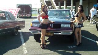 lowrider and import car show englishtown new jersey june 28 09 [upl. by Warfeld]