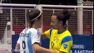 LA GRAN FINAL  BRASIL VS ARGENTINA  Futsal Femenino  Copa America 2023 [upl. by Magree]