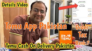 Temu App Review Pakistan  How to Order Temu App  l Temu Cash On Delivery Pakistan [upl. by Ahsaeym]