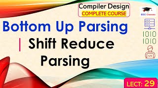 L29 Bottom Up Parsing  Shift Reduce Parsing  Compiler DesignCD Lectures in Hindi [upl. by Ynnor313]