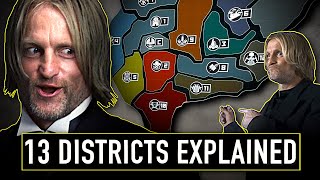 The 13 Districts of Panem Explained  The Hunger Games Explained [upl. by Currier]