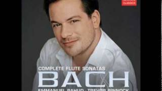 Emmanuel Pahud Bach Sonata in g minor 22 bwv 1020 [upl. by Rephotsirhc]