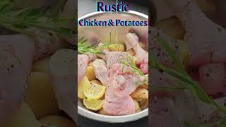 OnePan Country Style Chicken with Golden Potatoes simple flavoursome cooking [upl. by Lonyer892]